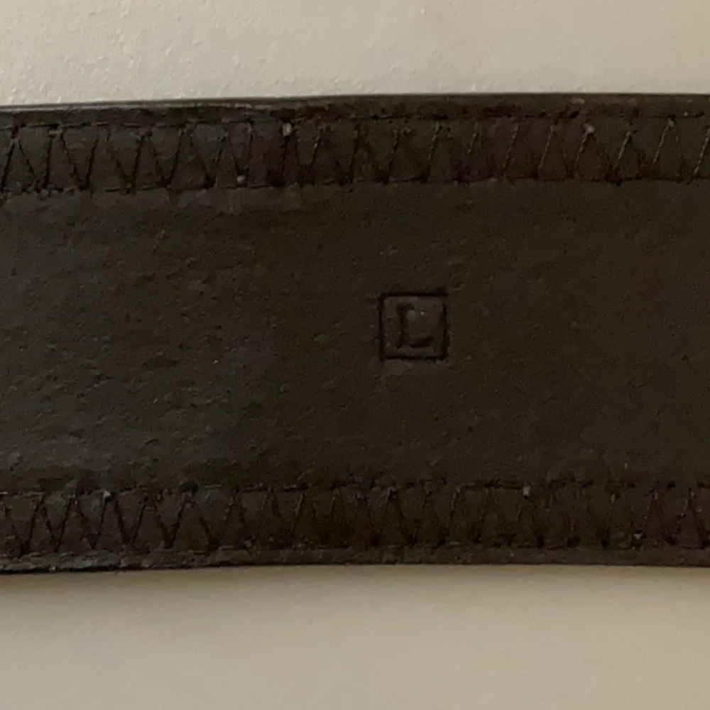 Fossil Leather Patchwork Belt Ladies Size L
